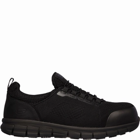 Skechers Workwear Synergy Omat Safety Trainer Basketball Shoes, Running Shoes