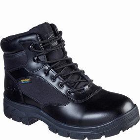 Skechers Workwear Wascana Benen Waterproof Tactical Boot Basketball Shoes, Running Shoes