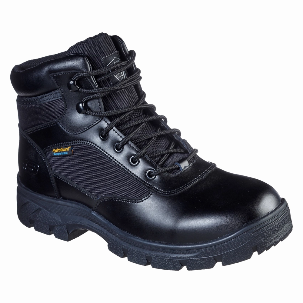 Skechers Workwear Wascana Benen Waterproof Tactical Boot Men's Sports Casual Shoes