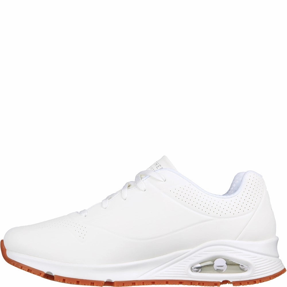 Skechers Workwear Work Relaxed Fit: Uno SR - Sutal Work Shoe Men's Sports Casual Shoes