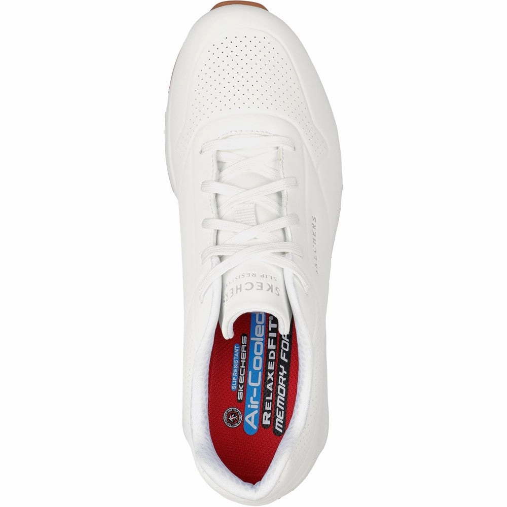 Skechers Workwear Work Relaxed Fit: Uno SR - Sutal Work Shoe Men's Sports Casual Shoes