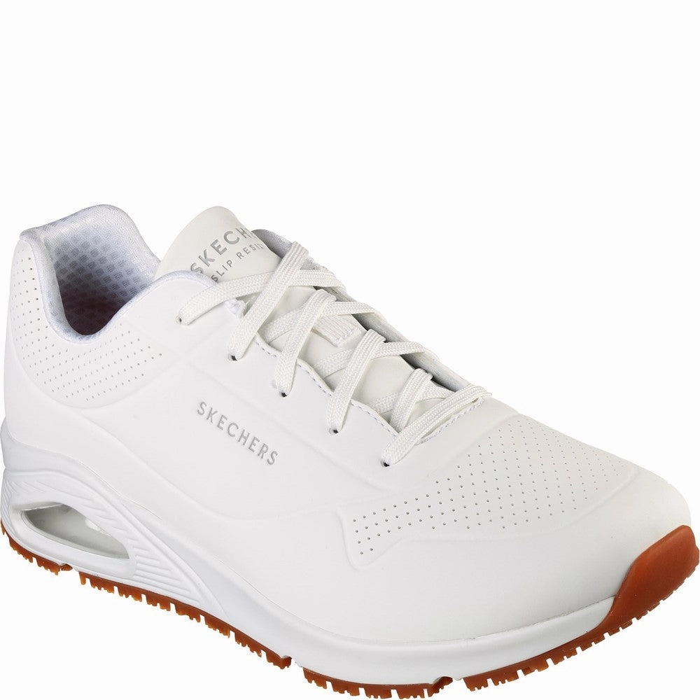 Skechers Workwear Work Relaxed Fit: Uno SR - Sutal Work Shoe Basketball Shoes, Running Shoes