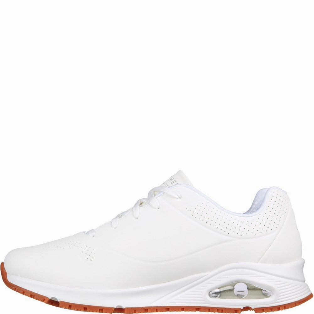 Skechers Workwear Work Relaxed Fit: Uno SR - Sutal Work Shoe Men's Sports Casual Shoes