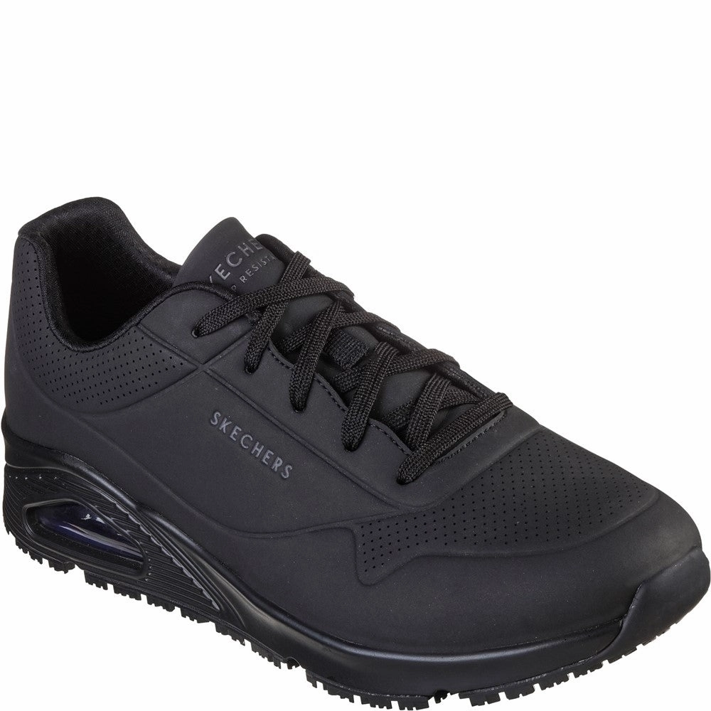 Skechers Workwear Work Relaxed Fit: Uno SR - Sutal Work Shoe Basketball Shoes, Running Shoes