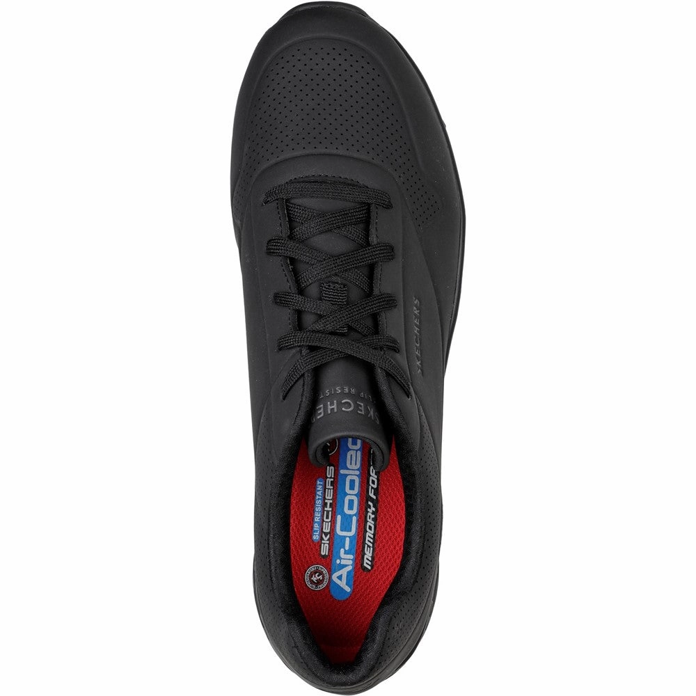 Skechers Workwear Work Relaxed Fit: Uno SR - Sutal Work Shoe Men's Sports Casual Shoes