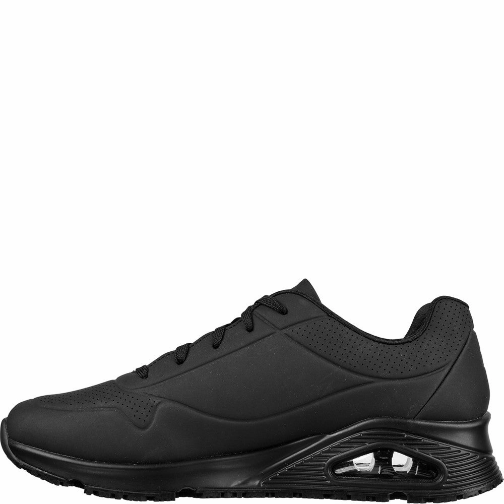 Skechers Workwear Work Relaxed Fit: Uno SR - Sutal Work Shoe Men's Sports Casual Shoes