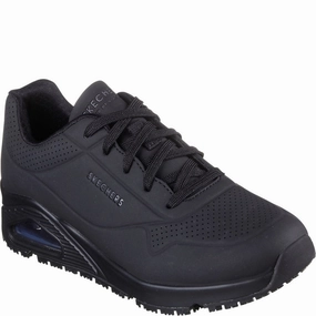 Skechers Workwear Work Relaxed Fit: Uno SR Safety Shoe Lightweight Running Shoes,Slip On Athletic Shoes,Breathable Workout Shoes
