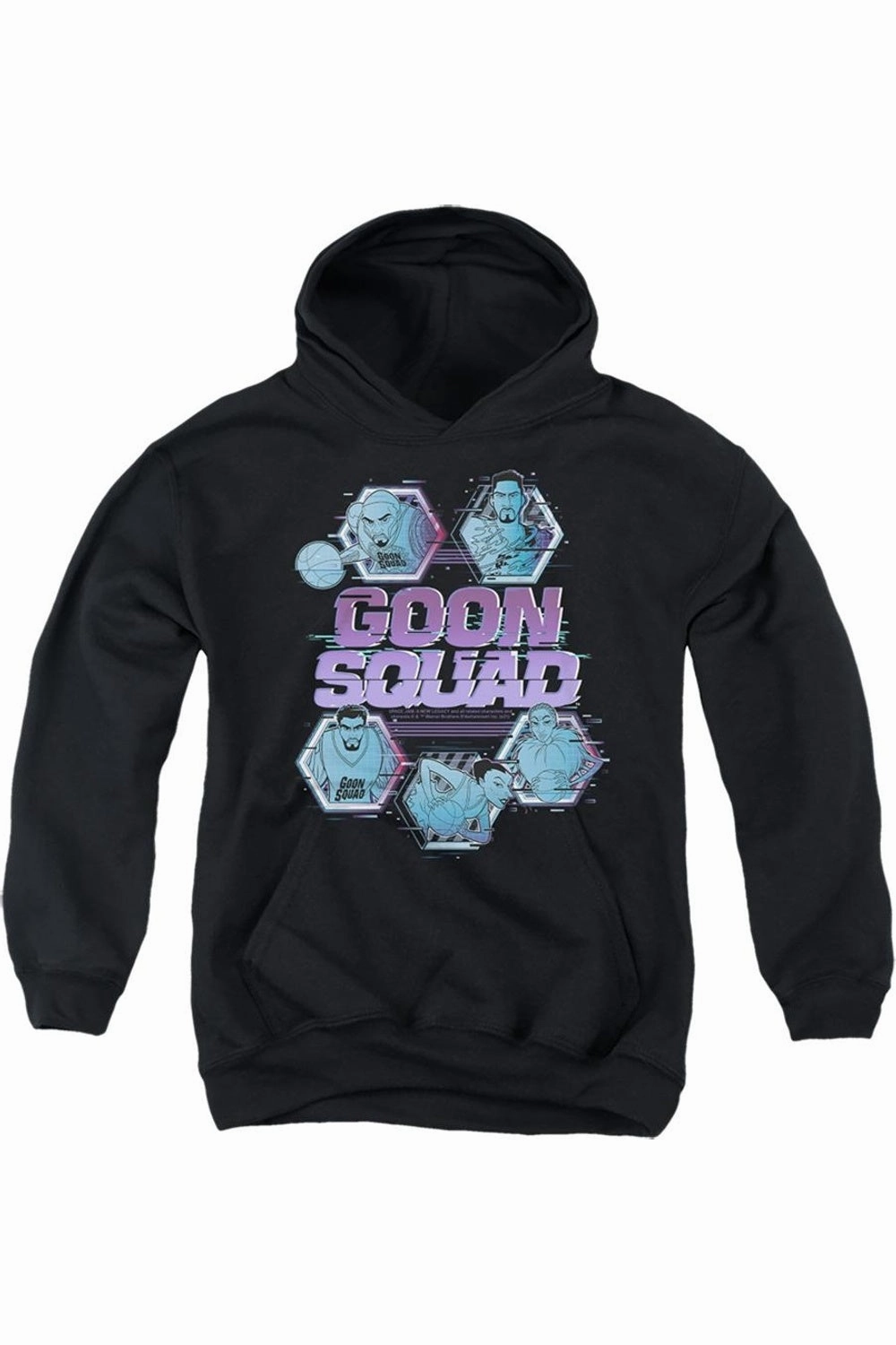 Space Jam 2 Goon Squad Tech Youth Pull Over Hoodie / Hooded Sweatshirt graphic tees for boys, polo shirts boys