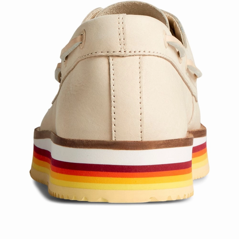 Sperry Authentic Original Stacked Boat Shoe Women's Sneakers Casual Walking Shoes