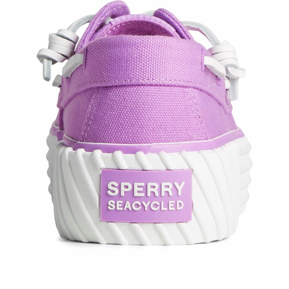 Sperry Crest Boat Platform Shoes Women's Sneakers Casual Walking Shoes