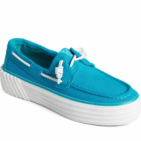 Sperry Crest Boat Platform Shoes Lightweight Running Shoes,Slip On Athletic Shoes,Breathable Workout Shoes