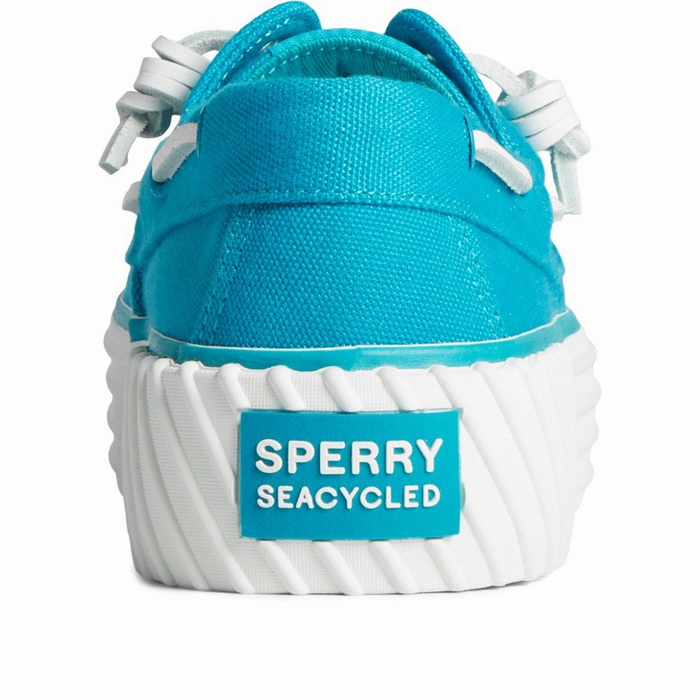 Sperry Crest Boat Platform Shoes Women's Sneakers Casual Walking Shoes