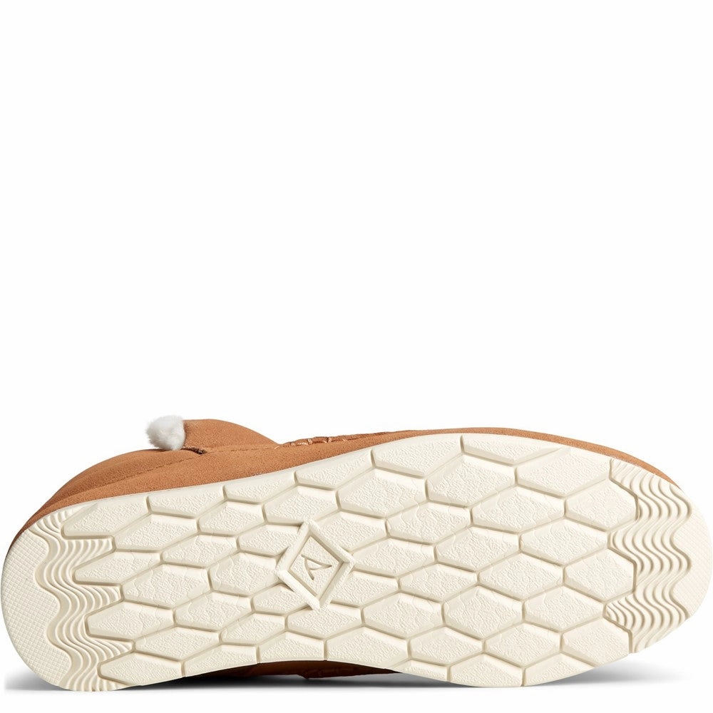 Sperry Moc-Sider Bootie Leather Shoe Women's Sneakers Casual Walking Shoes