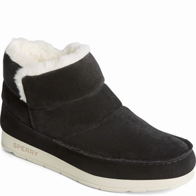 Sperry Moc-Sider Bootie Leather Shoe Lightweight Running Shoes,Slip On Athletic Shoes,Breathable Workout Shoes