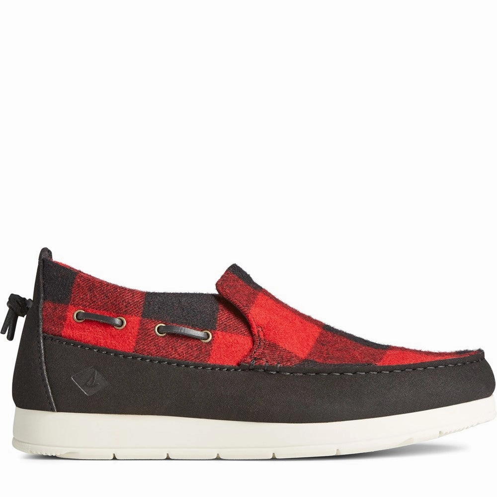 Sperry Moc-Sider Buffalo Check Shoes Men's Sports Casual Shoes