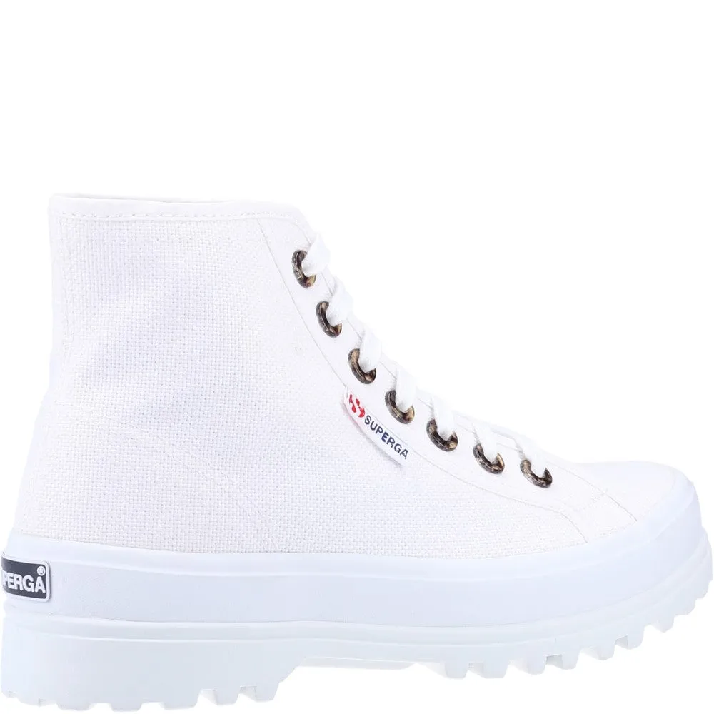 Superga 2341 Alpina Resin Eyelets Ankle Boot Women's Sneakers Casual Walking Shoes