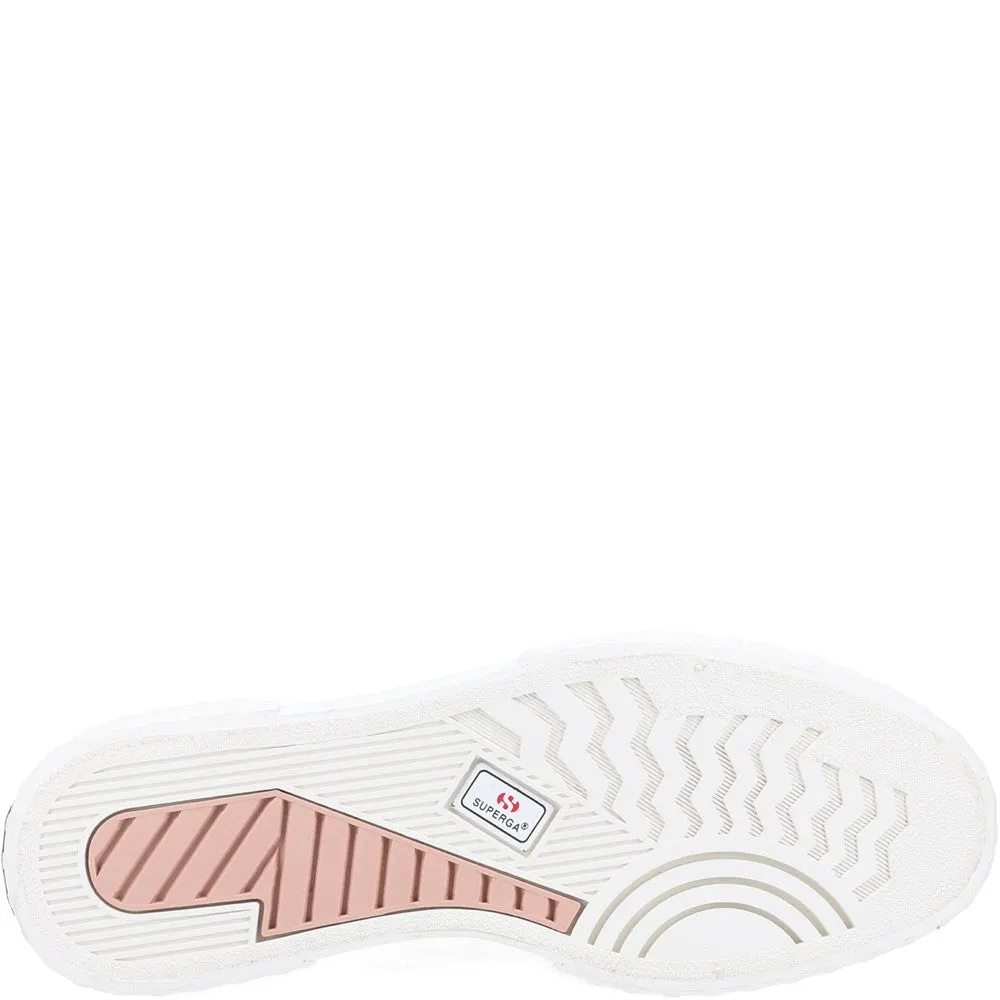 Superga 2630 Stripe Pad Leopard Trainers Women's Sneakers Casual Walking Shoes