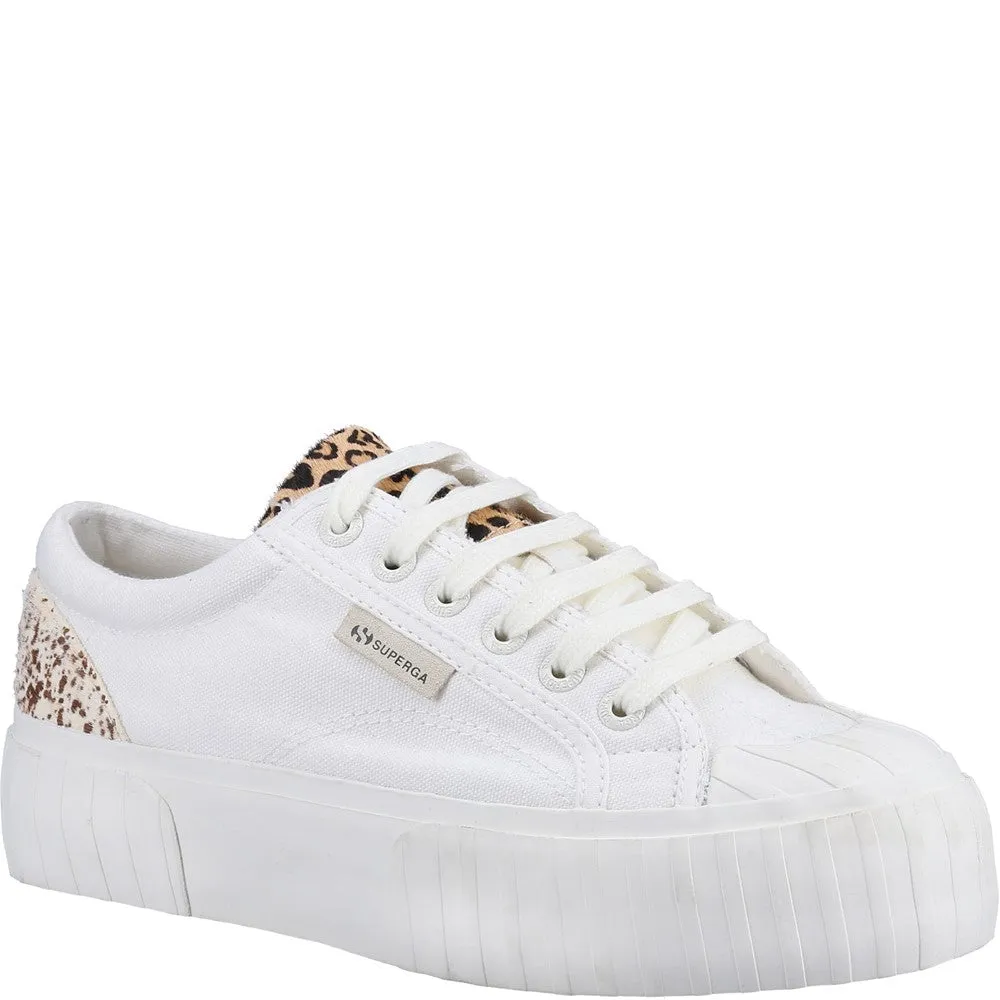 Superga 2631 Calfhair Details Trainer Lightweight Running Shoes,Slip On Athletic Shoes,Breathable Workout Shoes