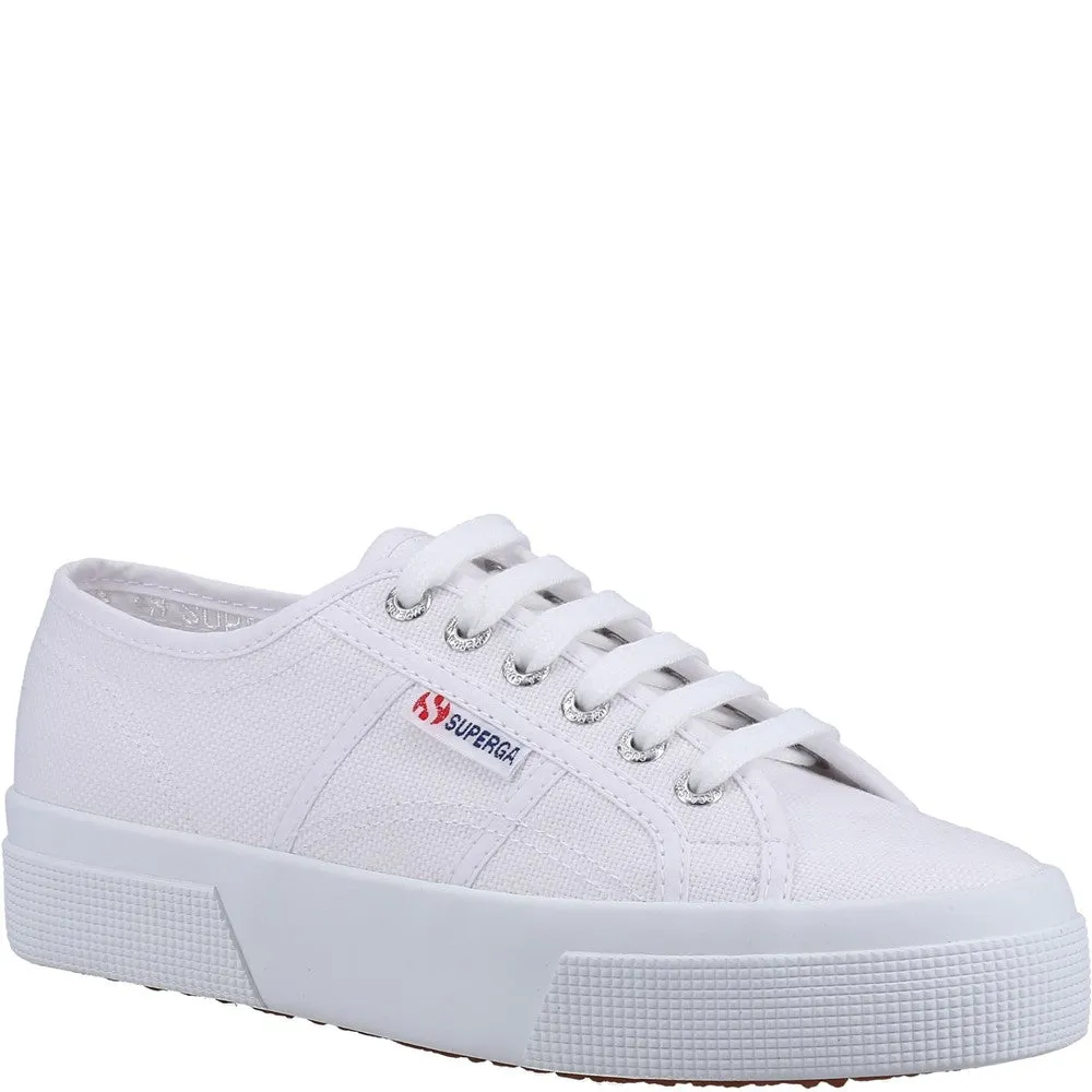 Superga 2740 Platform Trainers Lightweight Running Shoes,Slip On Athletic Shoes,Breathable Workout Shoes
