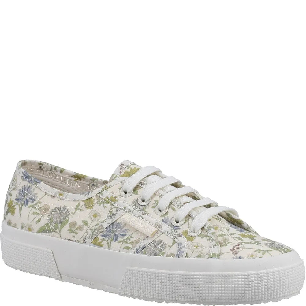 Superga 2750 Floral Print Trainers Lightweight Running Shoes,Slip On Athletic Shoes,Breathable Workout Shoes