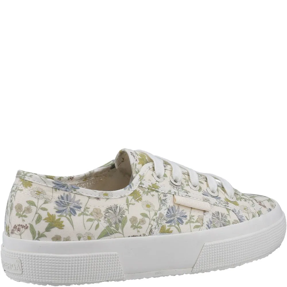 Superga 2750 Floral Print Trainers Women's Sneakers Casual Walking Shoes