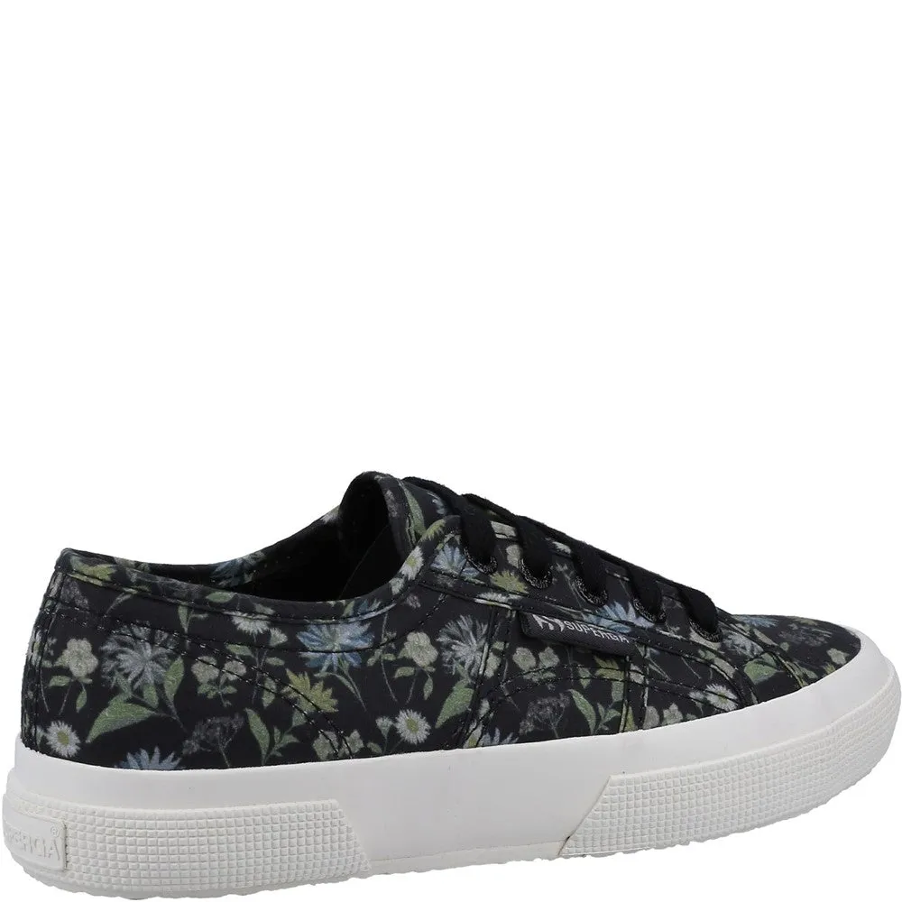 Superga 2750 Floral Print Trainers Women's Sneakers Casual Walking Shoes