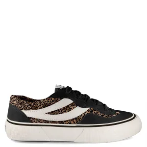 Superga 2941 Revolley Leopard Trainer Lightweight Running Shoes,Slip On Athletic Shoes,Breathable Workout Shoes