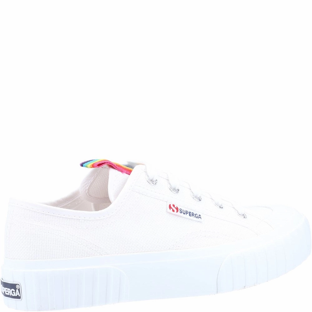 Superga 2630 Stripe Rainbow Women's Sneakers Casual Walking Shoes