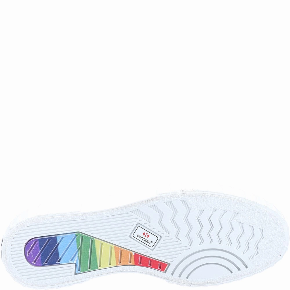 Superga 2630 Stripe Rainbow Women's Sneakers Casual Walking Shoes