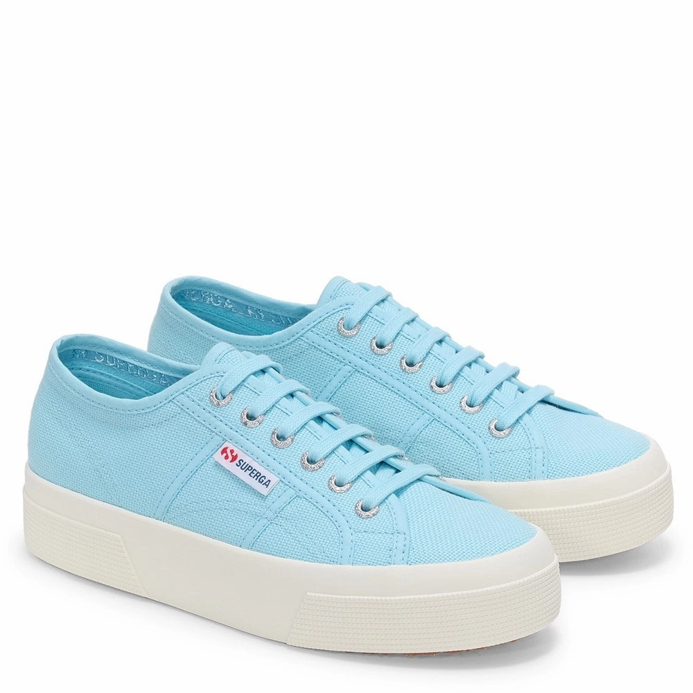 Superga 2740 Platform Trainers Lightweight Running Shoes,Slip On Athletic Shoes,Breathable Workout Shoes