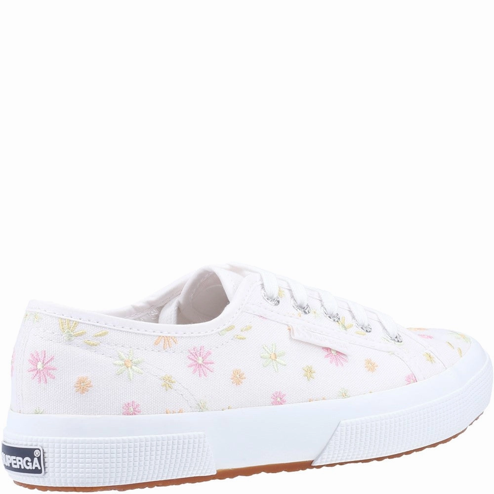 Superga 2750 Flowers Embroidery Shoe Women's Sneakers Casual Walking Shoes
