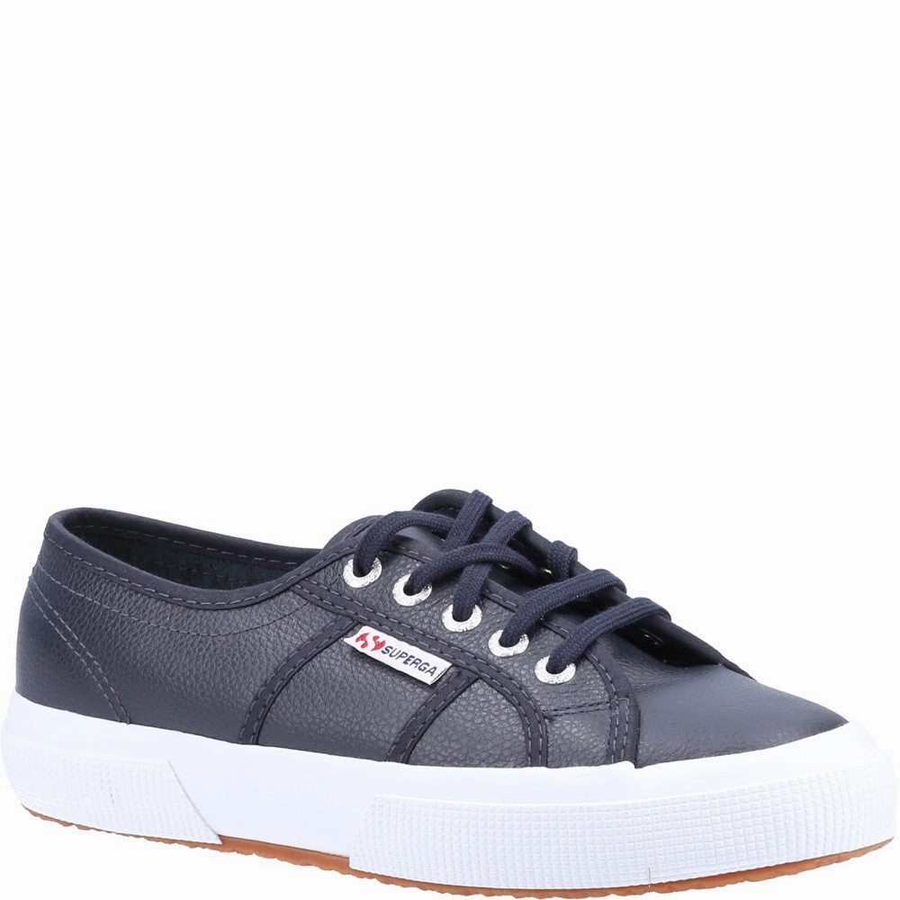 Superga 2750 Tumbled Leather Shoe Lightweight Running Shoes,Slip On Athletic Shoes,Breathable Workout Shoes