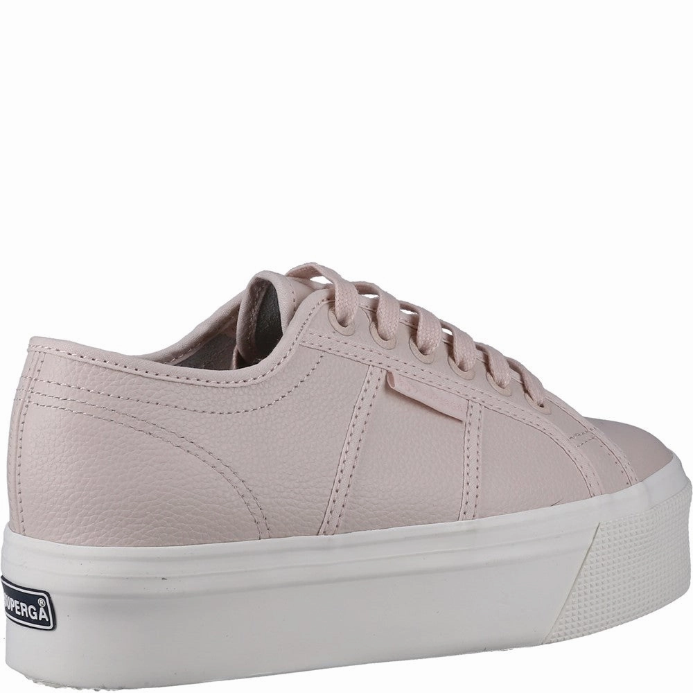 Superga 2790 Tumbled Leather Trainer Women's Sneakers Casual Walking Shoes