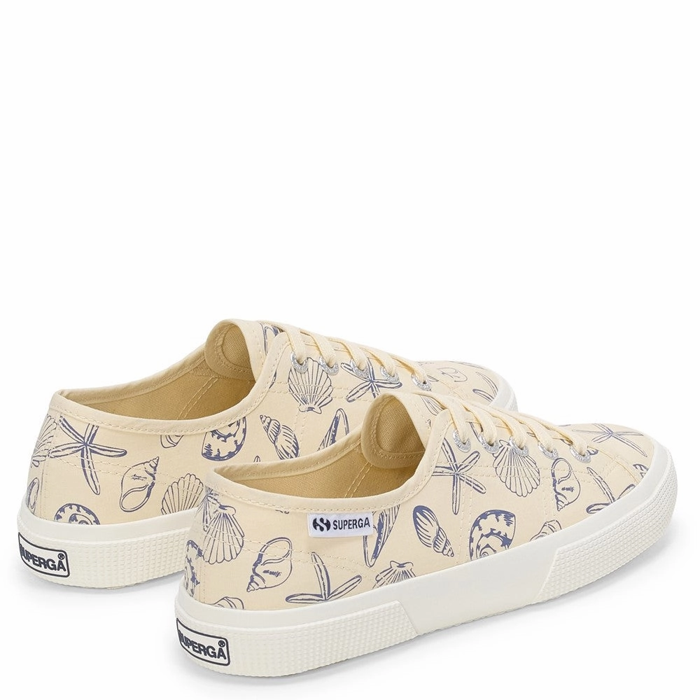 Superga 3750 Seashells Print Trainer Women's Sneakers Casual Walking Shoes