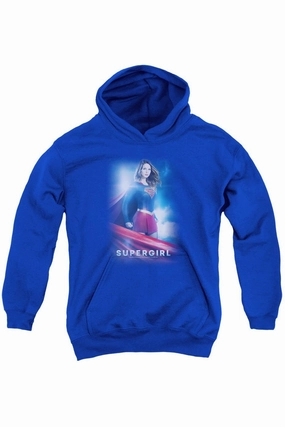 Supergirl Kara Zor El Youth Pull Over Hoodie / Hooded Sweatshirt graphic tees for boys, polo shirts boys