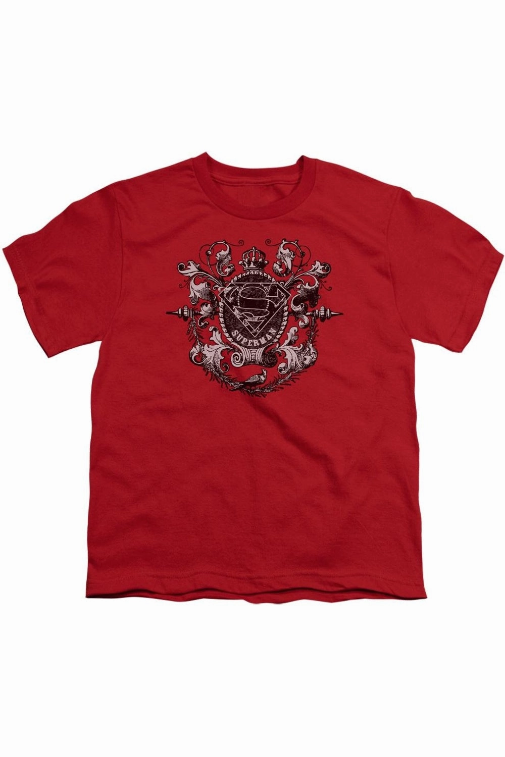 Superman All Hail Superman Short Sleeve Youth Tee / T-Shirt graphic tees for boys, polo shirts boys