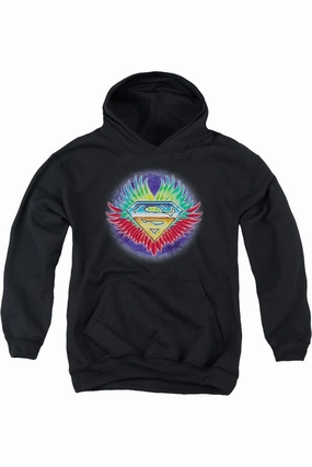 Superman Dont Stop Believing Youth Pull Over Hoodie / Hooded Sweatshirt graphic tees for boys, polo shirts boys