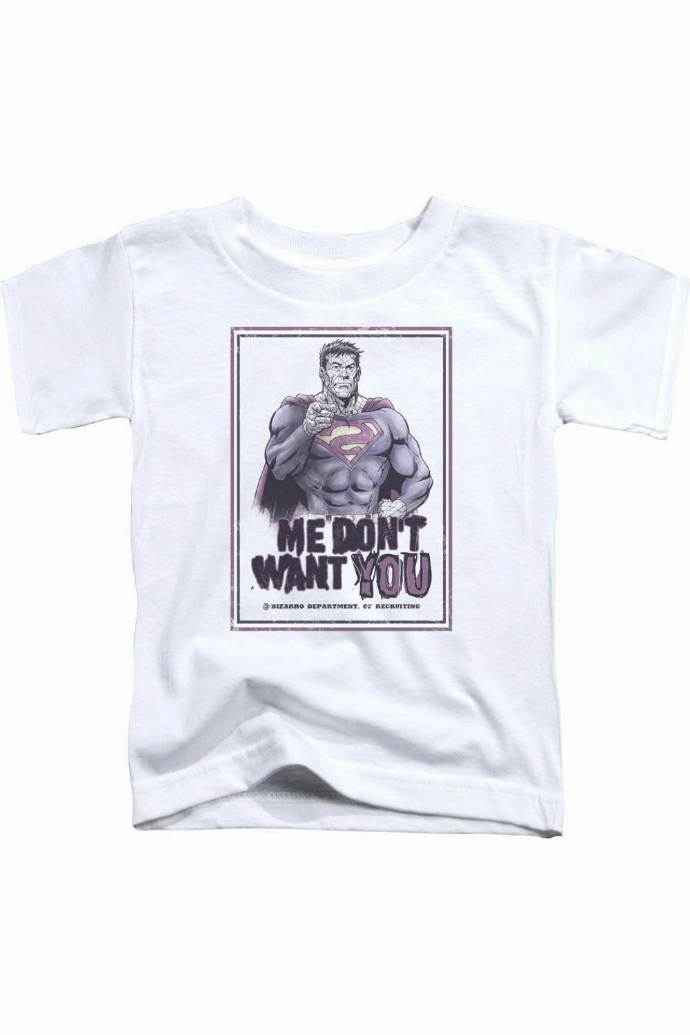 Superman Dont Want You Short Sleeve Juvenile Tee / T-Shirt graphic tees for boys, polo shirts boys