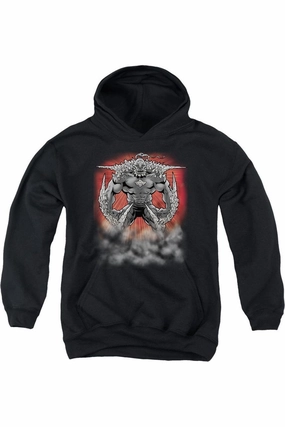 Superman Doomsday Dust Youth Pull Over Hoodie / Hooded Sweatshirt graphic tees for boys, polo shirts boys