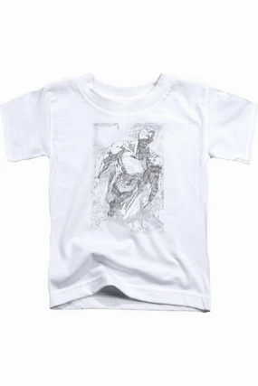Superman Exploding Space Sketch Short Sleeve Juvenile Tee / T-Shirt graphic tees for boys, polo shirts boys