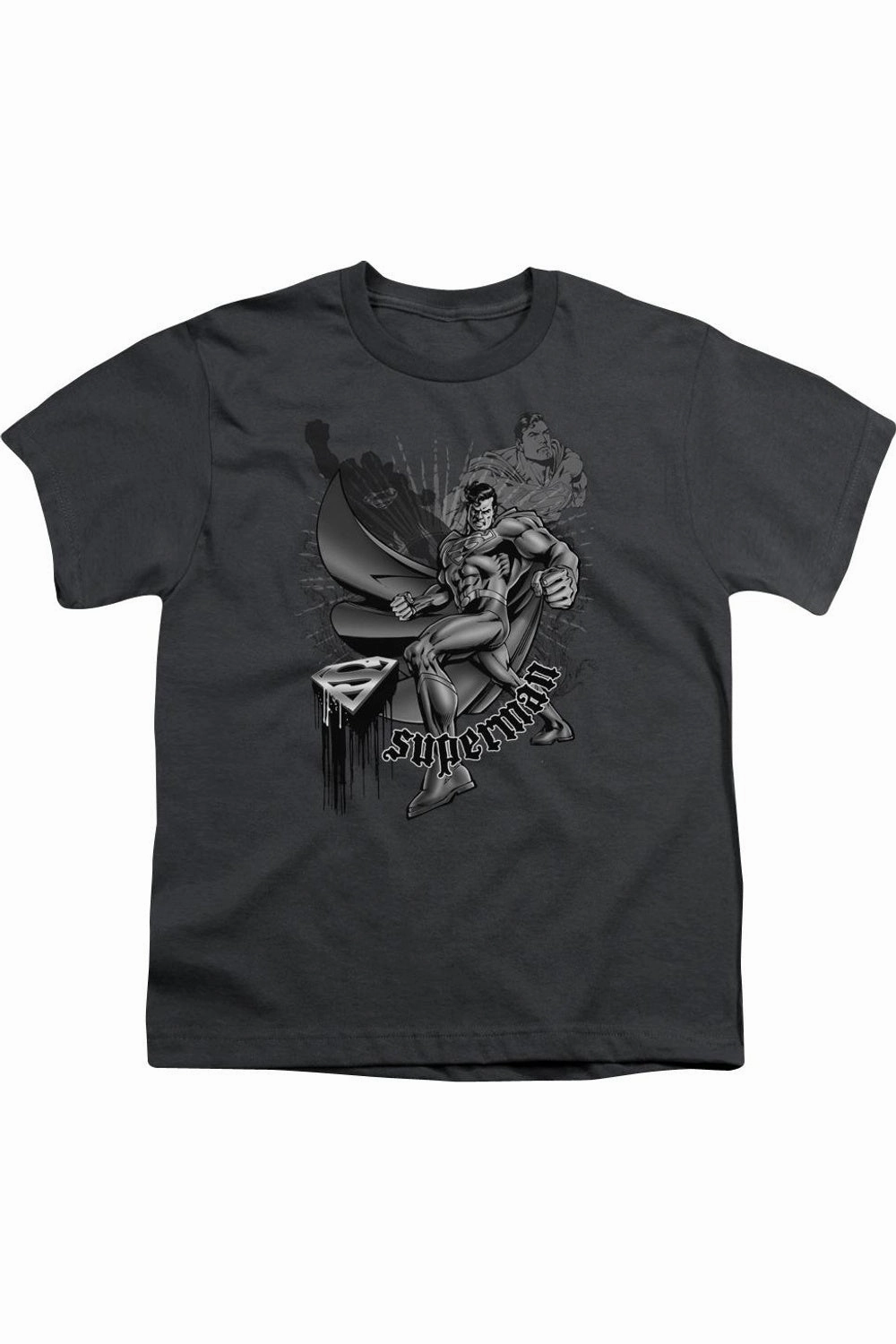 Superman Fight And Flight Short Sleeve Juvenile Tee / T-Shirt graphic tees for boys, polo shirts boys