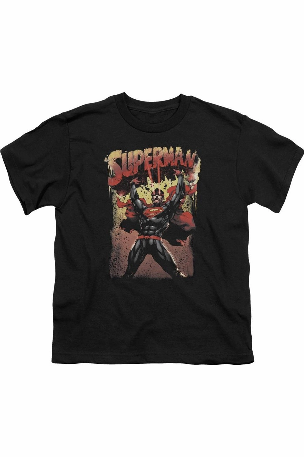 Superman Lift Up Short Sleeve Youth Tee / T-Shirt graphic tees for boys, polo shirts boys
