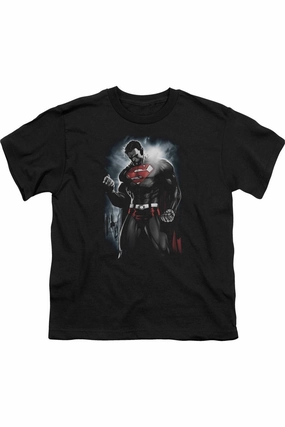 Superman Light Of The Sun Short Sleeve Juvenile Tee / T-Shirt graphic tees for boys, polo shirts boys