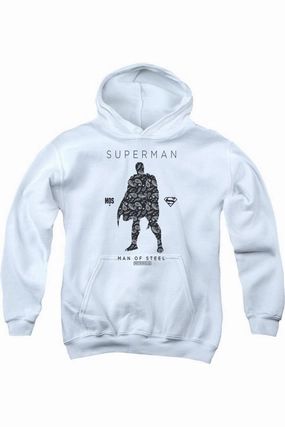 Superman Paisley Sihouette Youth Pull Over Hoodie / Hooded Sweatshirt graphic tees for boys, polo shirts boys