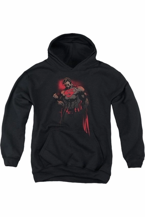 Superman Red Son Youth Pull Over Hoodie / Hooded Sweatshirt graphic tees for boys, polo shirts boys