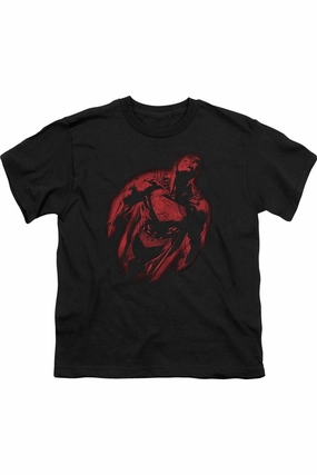 Superman Sprayed Supes Short Sleeve Youth Tee / T-Shirt graphic tees for boys, polo shirts boys