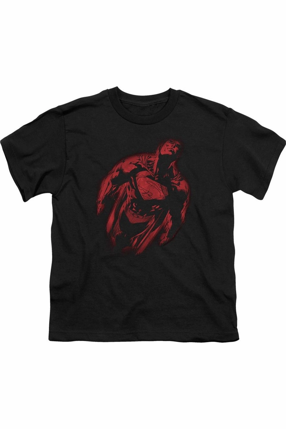 Superman Sprayed Supes Short Sleeve Youth Tee / T-Shirt graphic tees for boys, polo shirts boys