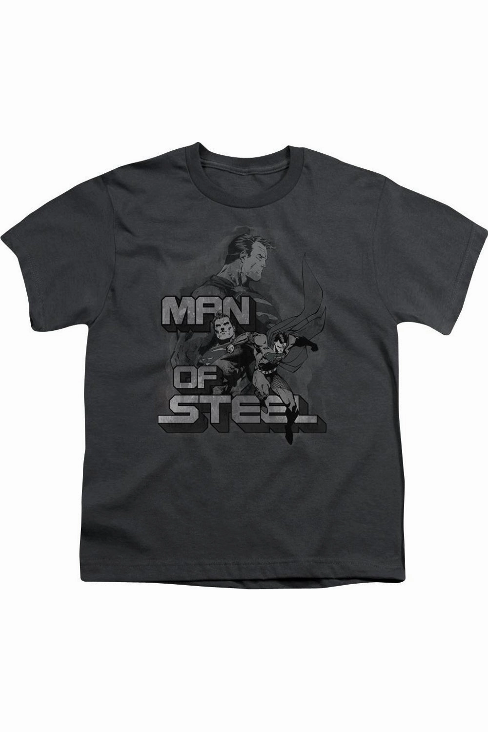 Superman Steel Poses Short Sleeve Youth Tee / T-Shirt graphic tees for boys, polo shirts boys