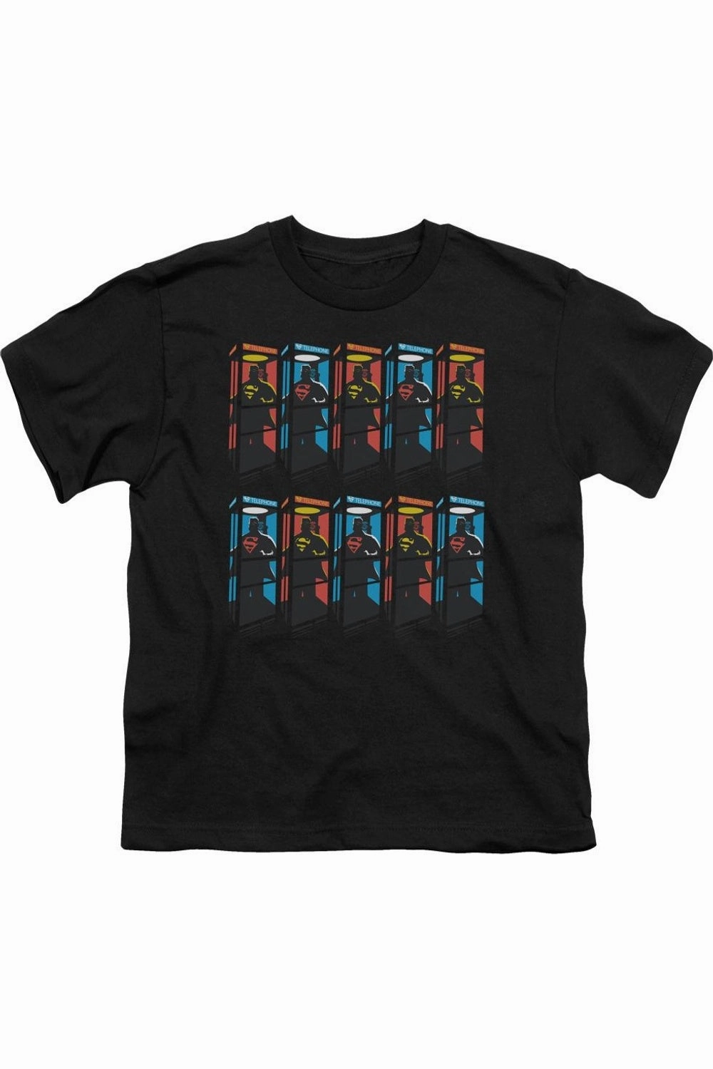 Superman Super Booths Short Sleeve Juvenile Tee / T-Shirt graphic tees for boys, polo shirts boys