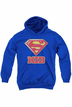Superman Super Kid Youth Pull Over Hoodie / Hooded Sweatshirt graphic tees for boys, polo shirts boys